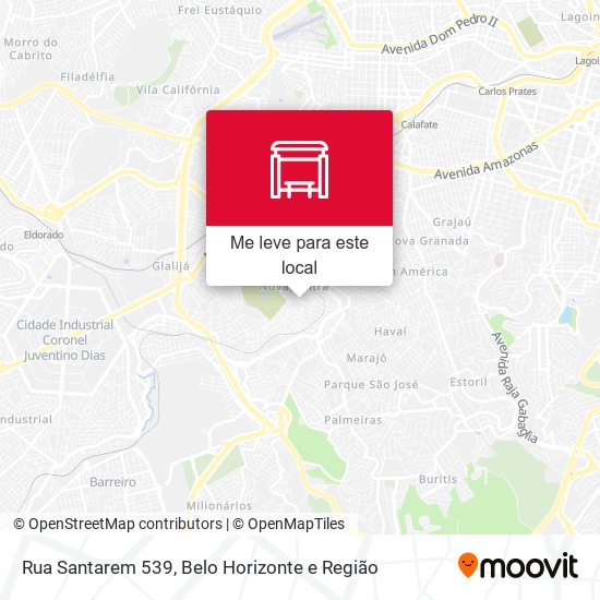 Rua Santarem 539 mapa