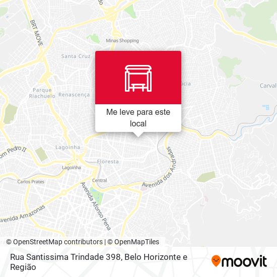 Rua Santissima Trindade 398 mapa