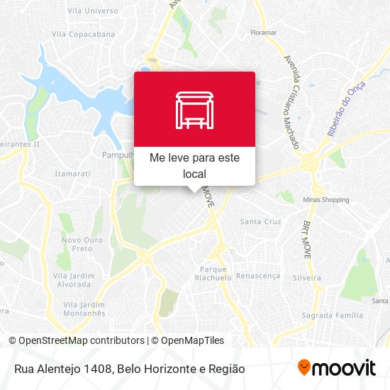 Rua Alentejo 1408 mapa