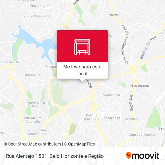 Rua Alentejo 1501 mapa
