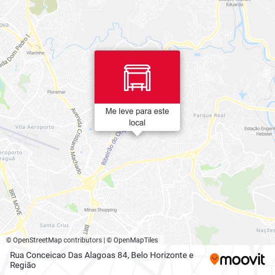 Rua Conceicao Das Alagoas 84 mapa