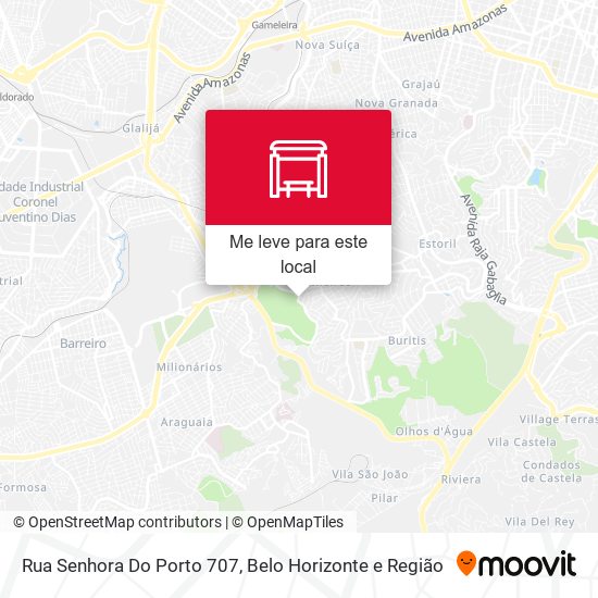 Rua Senhora Do Porto 707 mapa