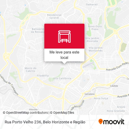 Rua Porto Velho 236 mapa