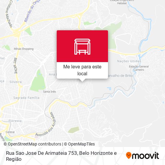 Rua Sao Jose De Arimateia 753 mapa