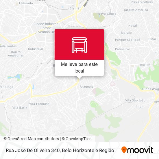 Rua Jose De Oliveira 340 mapa