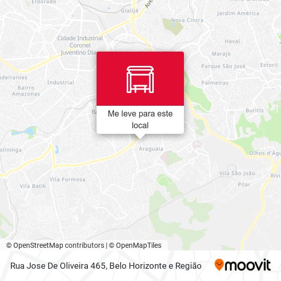 Rua Jose De Oliveira 465 mapa