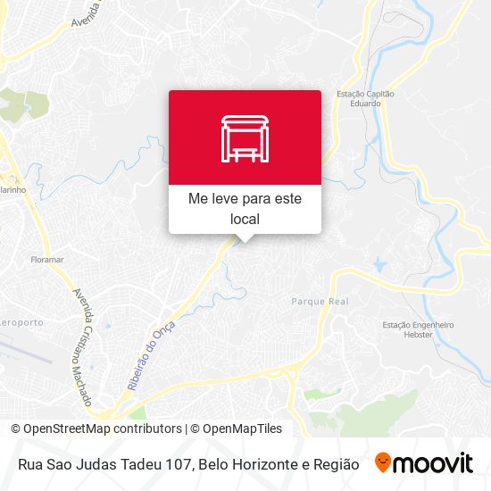 Rua Sao Judas Tadeu 107 mapa