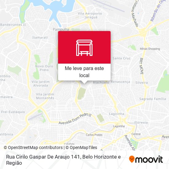 Rua Cirilo Gaspar De Araujo 141 mapa