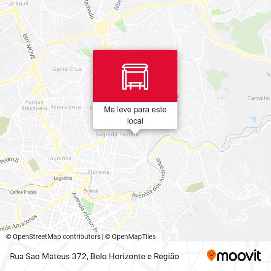 Rua Sao Mateus 372 mapa