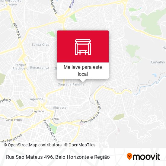 Rua Sao Mateus 496 mapa