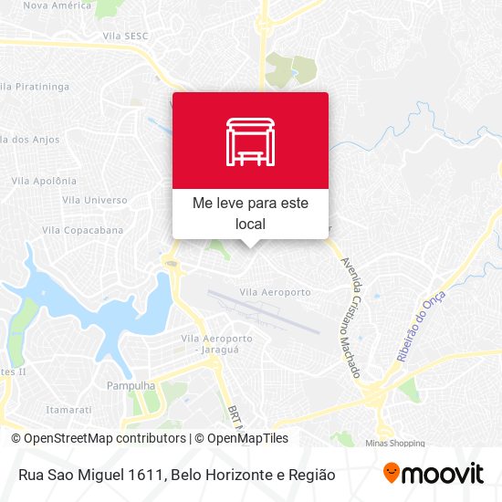 Rua Sao Miguel 1611 mapa