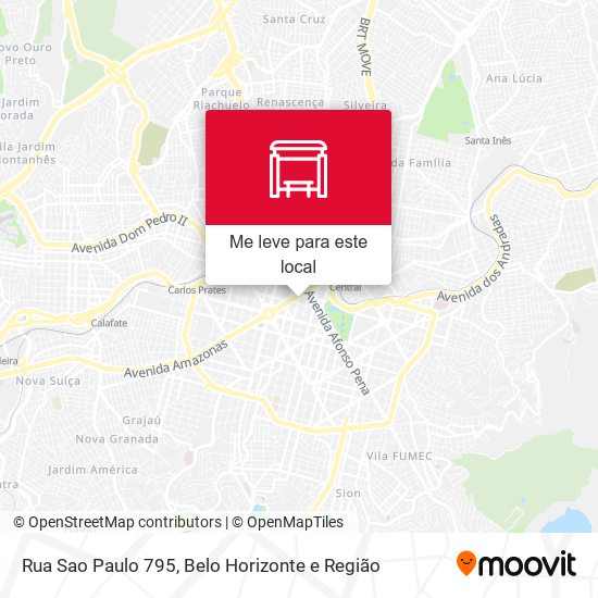 Rua Sao Paulo 795 mapa