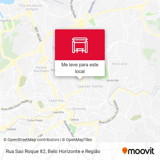 Rua Sao Roque 82 mapa