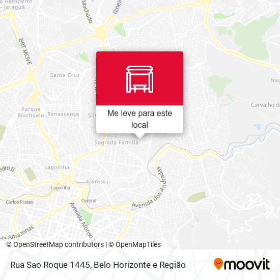 Rua Sao Roque 1445 mapa