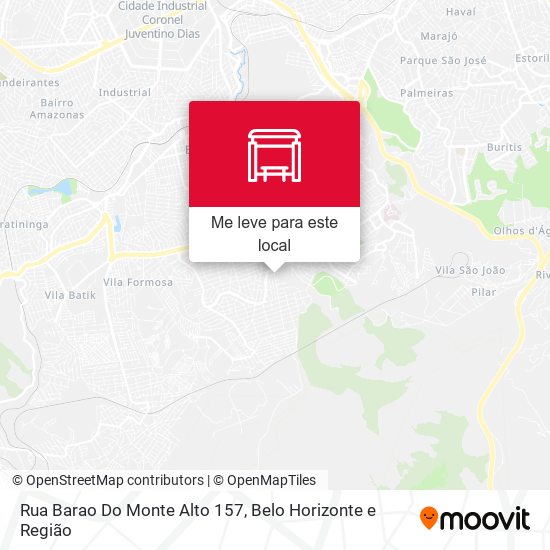 Rua Barao Do Monte Alto 157 mapa