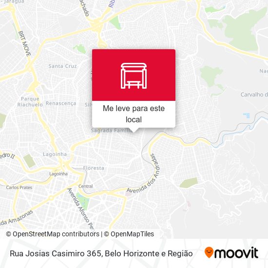 Rua Josias Casimiro 365 mapa