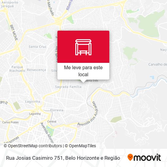 Rua Josias Casimiro 751 mapa