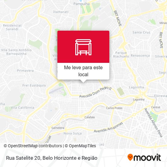 Rua Satelite 20 mapa