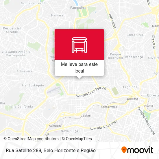 Rua Satelite 288 mapa