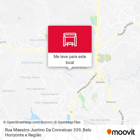 Rua Maestro Justino Da Conceicao 339 mapa