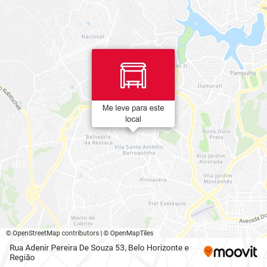 Rua Adenir Pereira De Souza 53 mapa