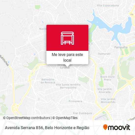 Avenida Serrana 856 mapa