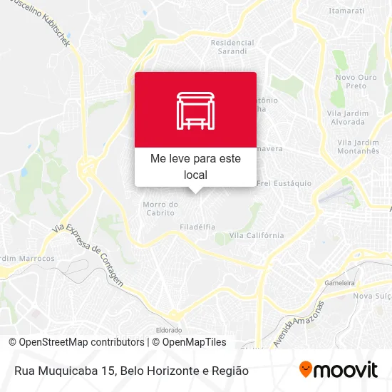 Rua Muquicaba 15 mapa