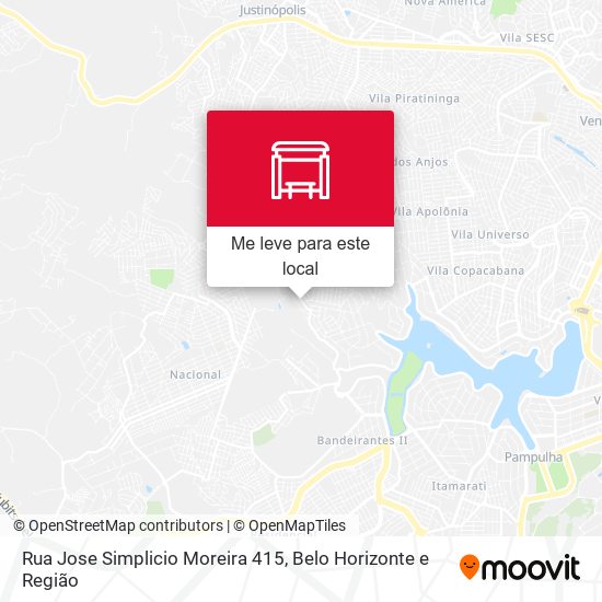 Rua Jose Simplicio Moreira 415 mapa