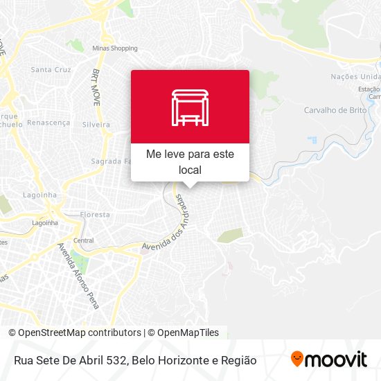 Rua Sete De Abril 532 mapa