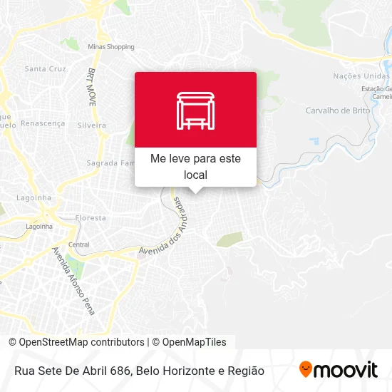 Rua Sete De Abril 686 mapa