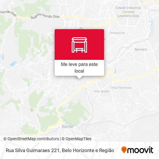 Rua Silva Guimaraes 221 mapa
