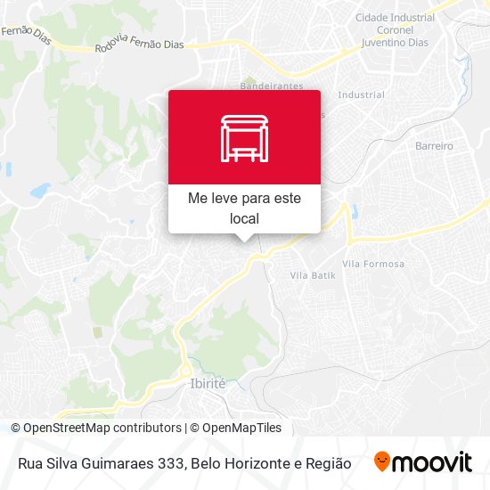 Rua Silva Guimaraes 333 mapa