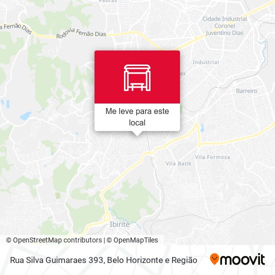 Rua Silva Guimaraes 393 mapa
