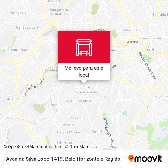 Avenida Silva Lobo 1419 mapa