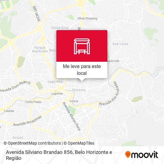 Avenida Silviano Brandao 856 mapa