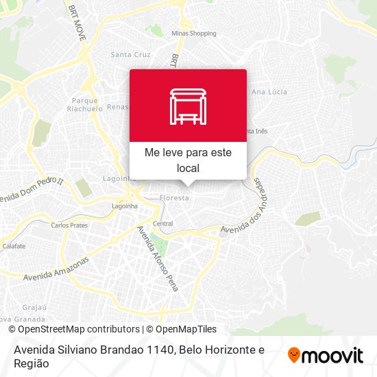Avenida Silviano Brandao 1140 mapa