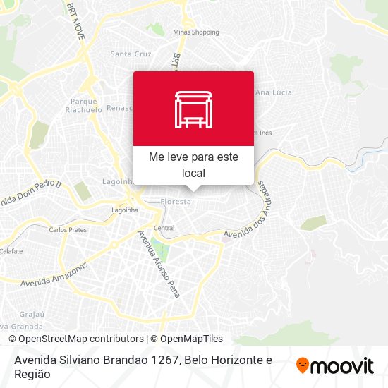 Avenida Silviano Brandao 1267 mapa