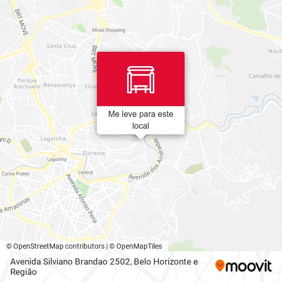 Avenida Silviano Brandao 2502 mapa