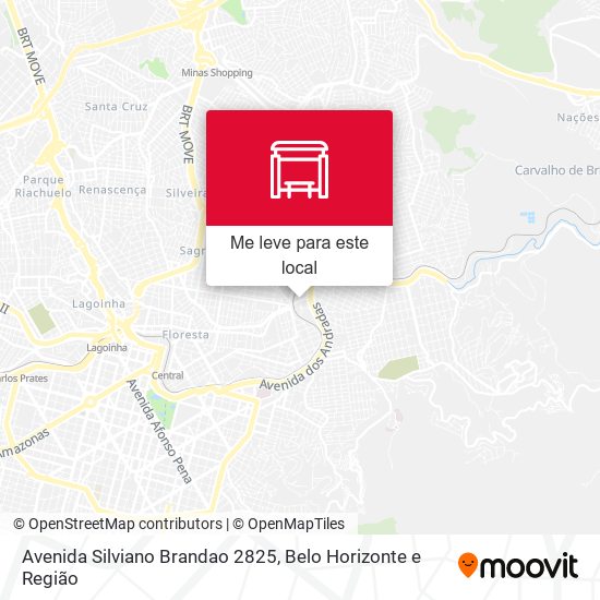 Avenida Silviano Brandao 2825 mapa