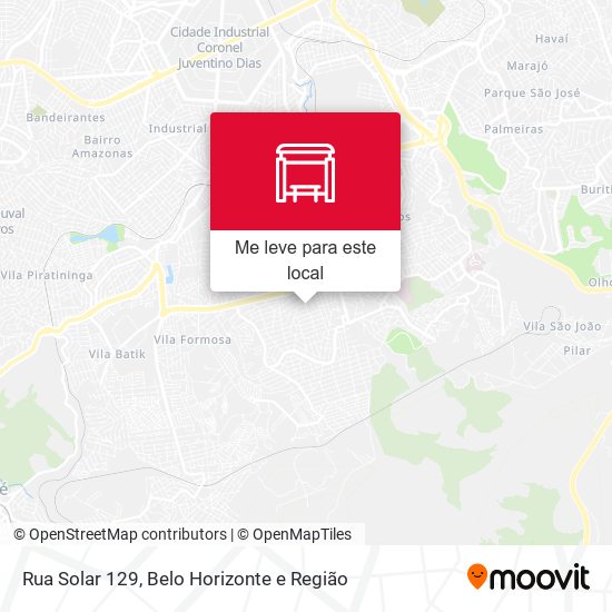 Rua Solar 129 mapa
