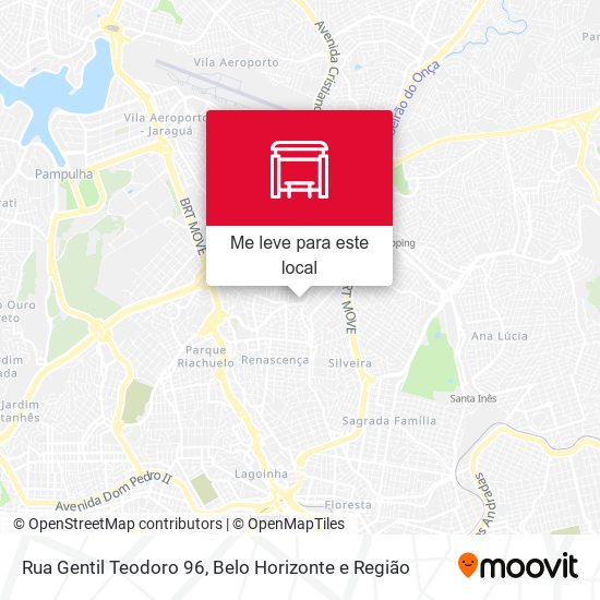 Rua Gentil Teodoro 96 mapa
