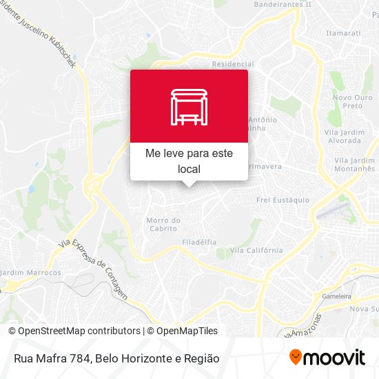 Rua Mafra 784 mapa