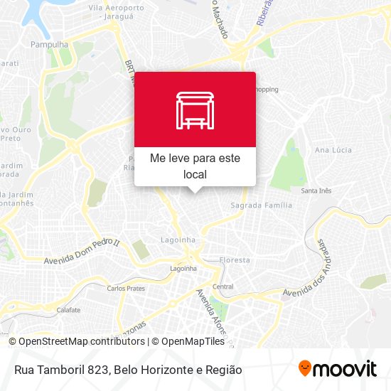 Rua Tamboril 823 mapa