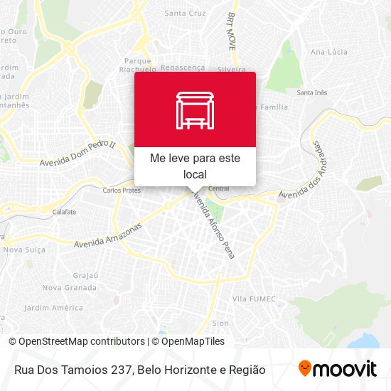 Rua Dos Tamoios 237 mapa