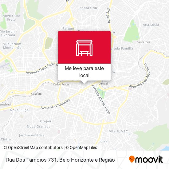 Rua Dos Tamoios 731 mapa