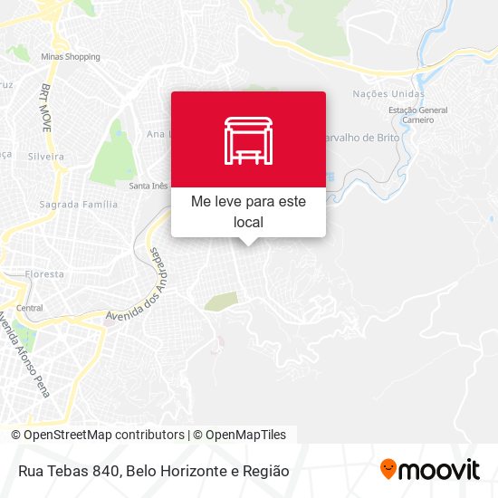 Rua Tebas 840 mapa