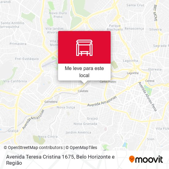 Avenida Teresa Cristina 1675 mapa