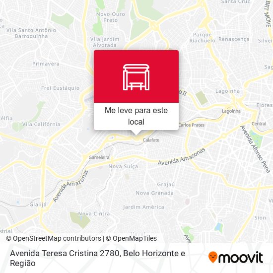 Avenida Teresa Cristina 2780 mapa