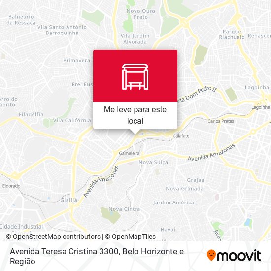 Avenida Teresa Cristina 3300 mapa