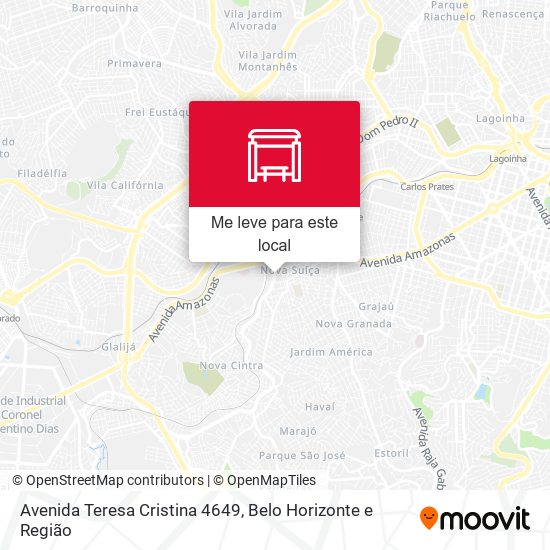 Avenida Teresa Cristina 4649 mapa